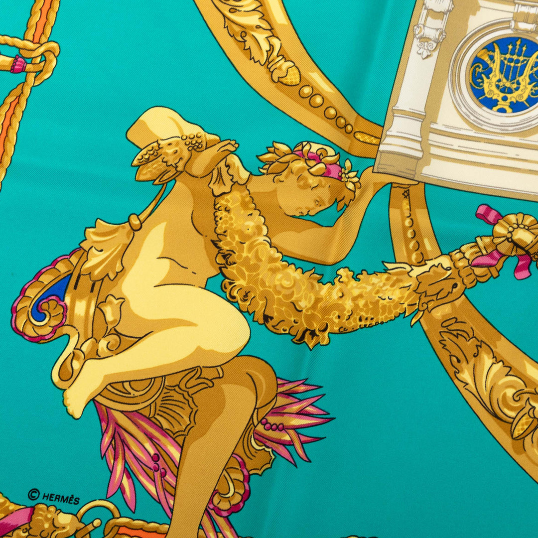 Hermès Hommage a Charles Garnier Soie Foulard 90