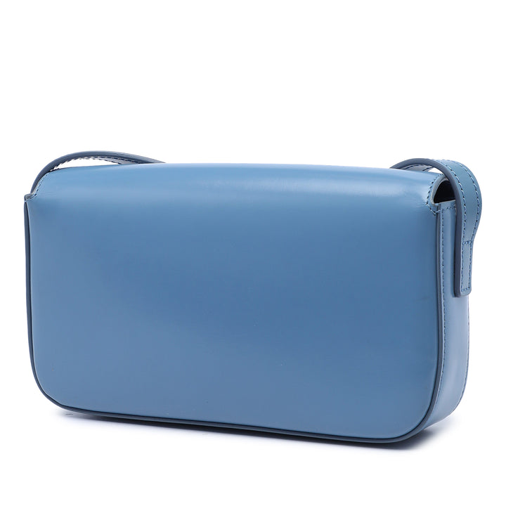 Celine brillant Triomphe Claude Sac Cuir de veau Bleu – vue 2 – GABY PARIS