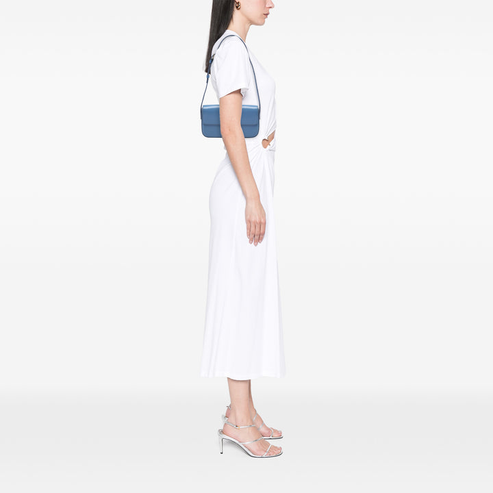 Celine brillant Triomphe Claude Sac Cuir de veau Bleu – vue 5 – GABY PARIS