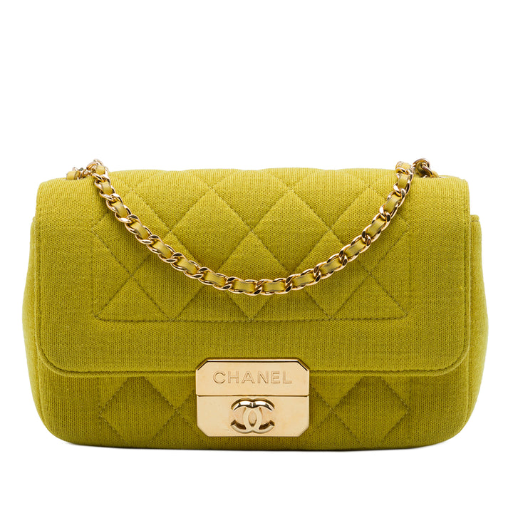 Chanel Jersey Chic With Me à rabat Mini Tissu
