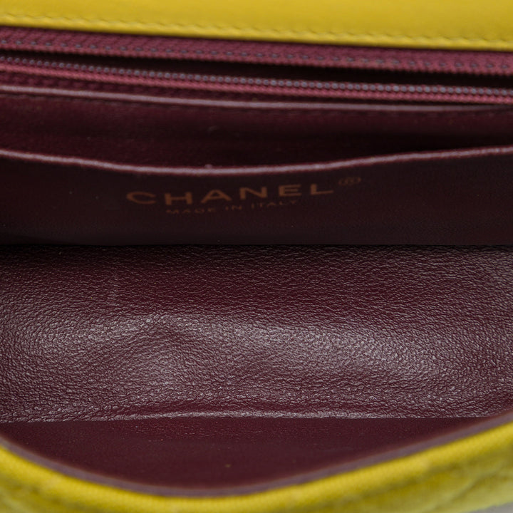 Chanel Jersey Chic With Me à rabat Mini Tissu