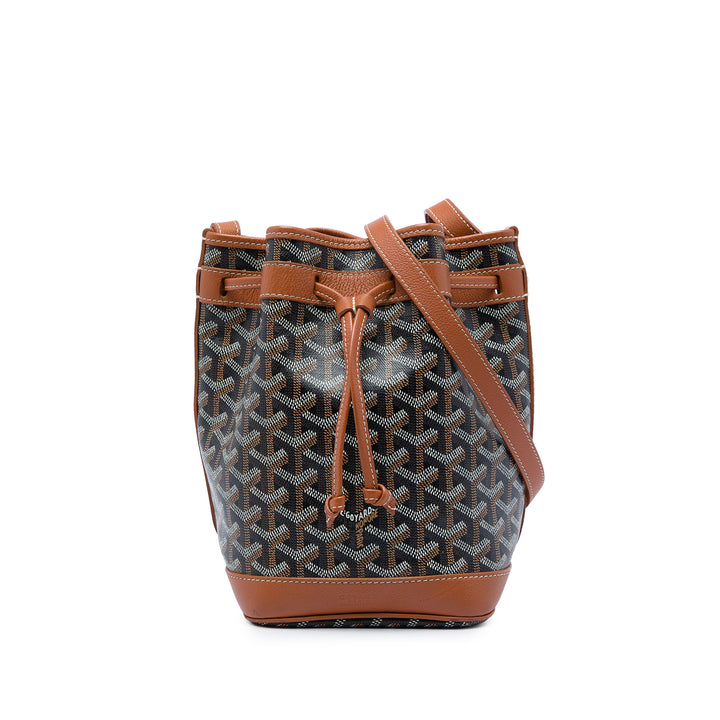 Goyard Petite Flot Goyardine Noir