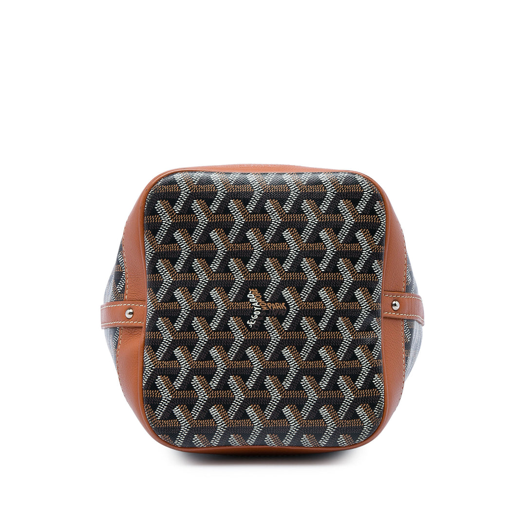 Goyard Petite Flot Goyardine Noir