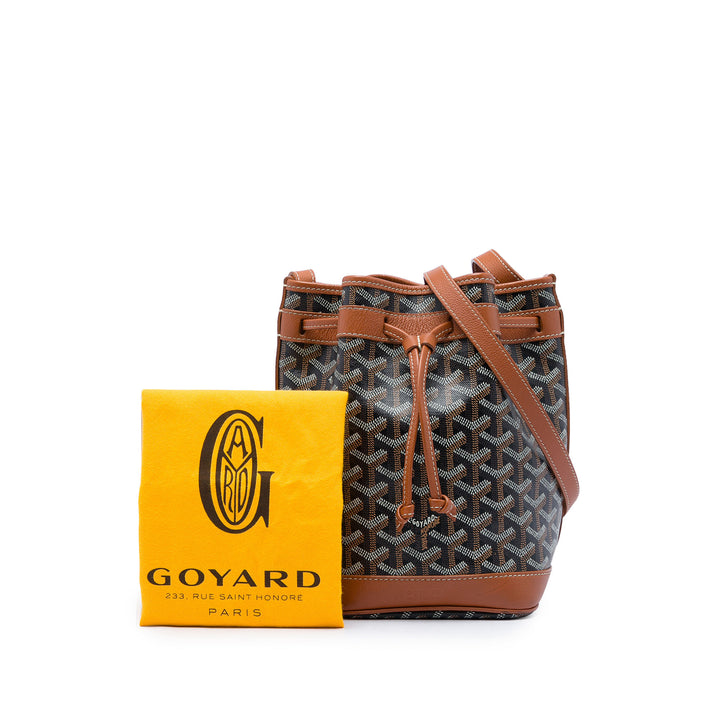 Goyard Petite Flot Goyardine Noir
