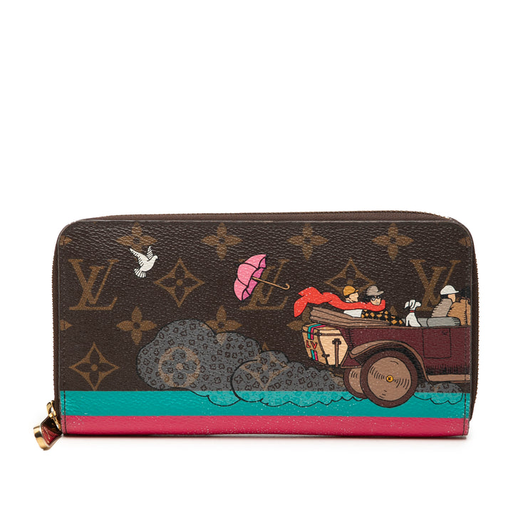 Louis Vuitton Evasion Illustre Zippy Portefeuille long Toile Monogram