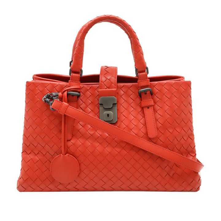 Bottega Veneta Small Nappa Intrecciato Roma Sac