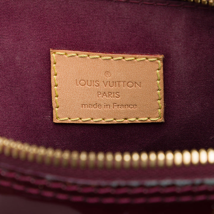 Louis Vuitton Alma PM Cuir verni Monogram Rouge