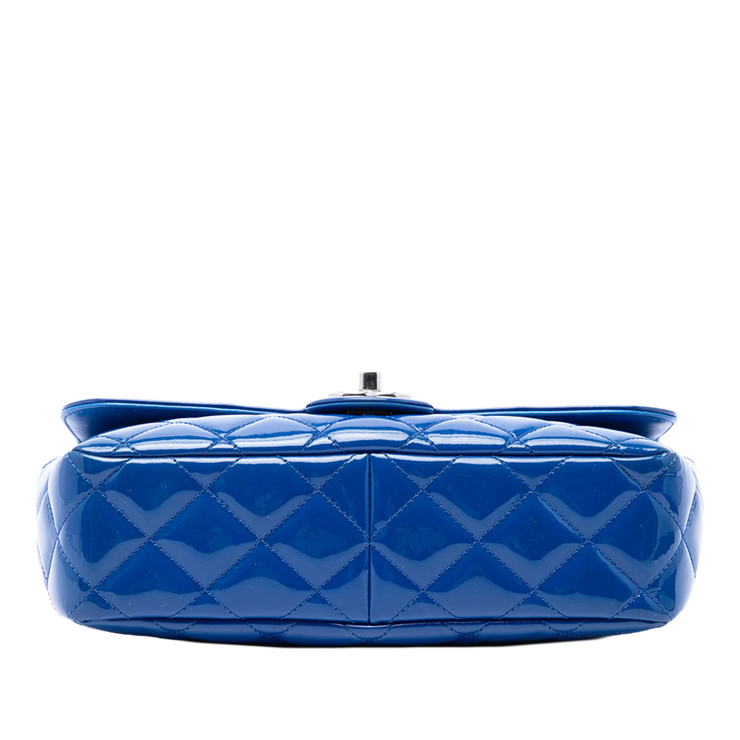 Chanel Matelassé Coco Shine à rabat Moyen Bleu – vue 3 – GABY PARIS