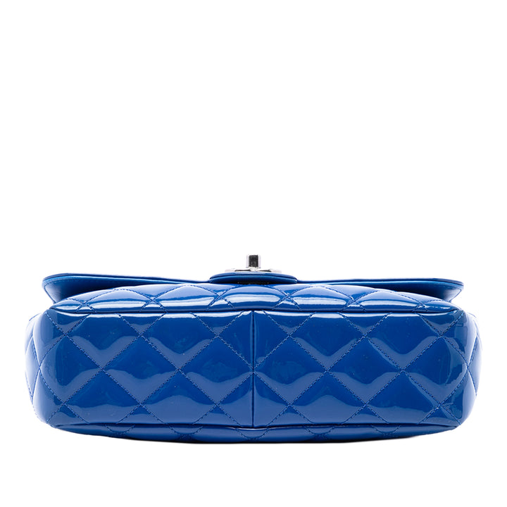 Chanel Matelassé Coco Shine à rabat Moyen Bleu – vue 3 – GABY PARIS