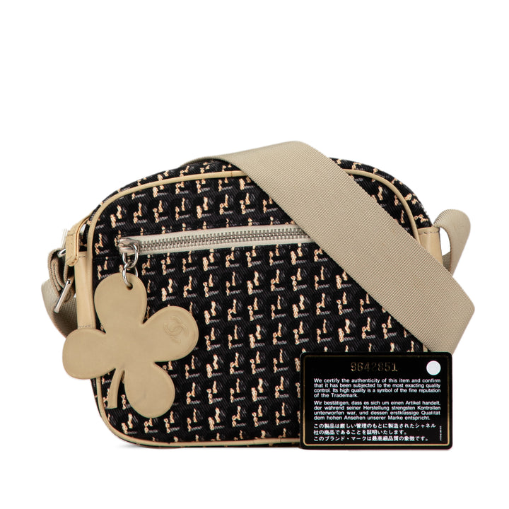 Chanel Canvas Lucky Clover Camera Bag Black - GABY PARIS