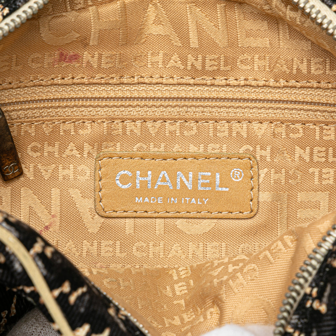 Chanel Canvas Lucky Clover Camera Bag Black - GABY PARIS