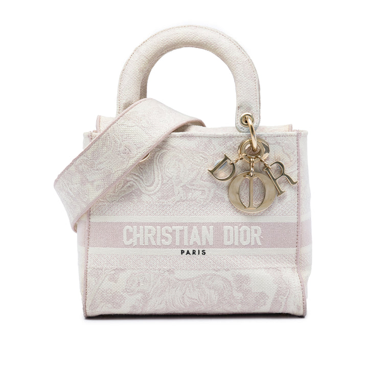 brodé De Jouy Lady D-Lite Moyen Rose