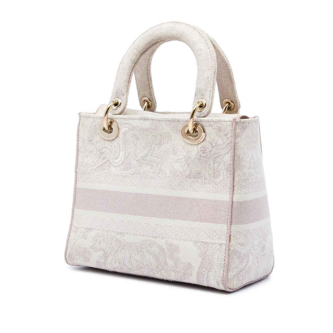 brodé De Jouy Lady D-Lite Moyen Rose