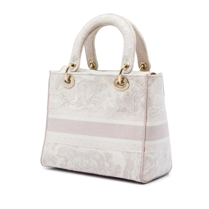 brodé De Jouy Lady D-Lite Moyen Rose