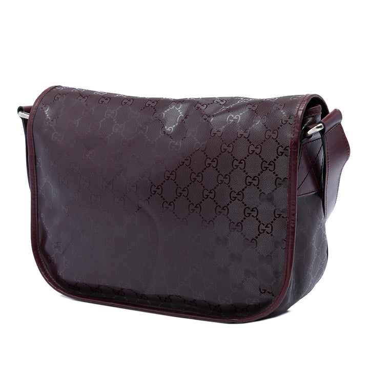Gucci Sac bandoulière GG Imprime Rouge – vue 2 – GABY PARIS