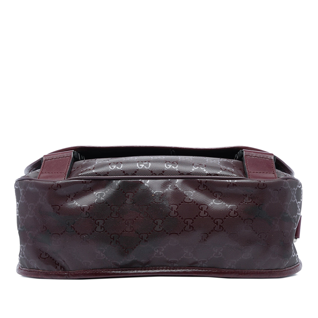 Gucci Sac bandoulière GG Imprime Rouge – vue 3 – GABY PARIS