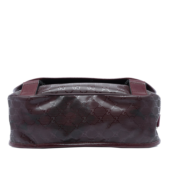 Gucci Sac bandoulière GG Imprime Rouge – vue 3 – GABY PARIS