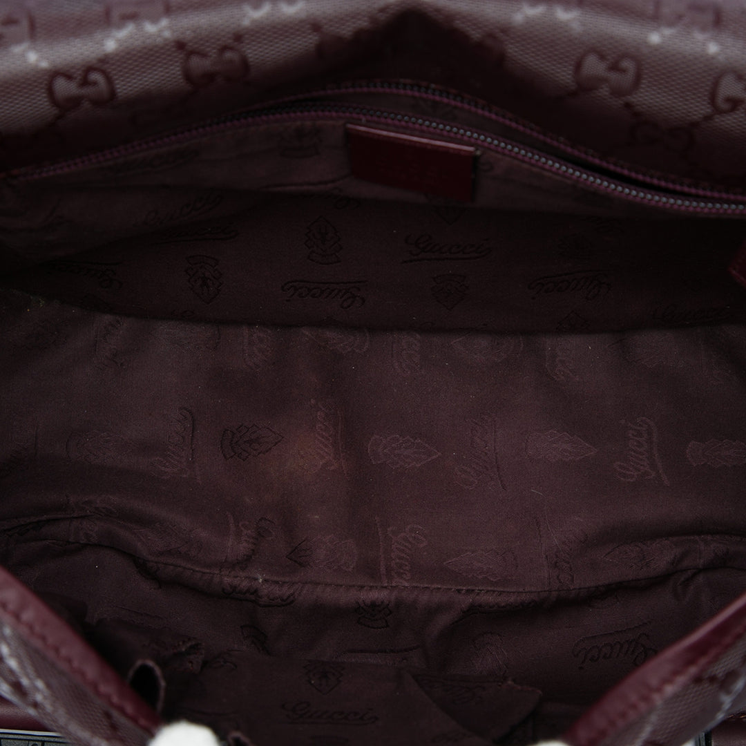 Gucci Sac bandoulière GG Imprime Rouge – vue 4 – GABY PARIS
