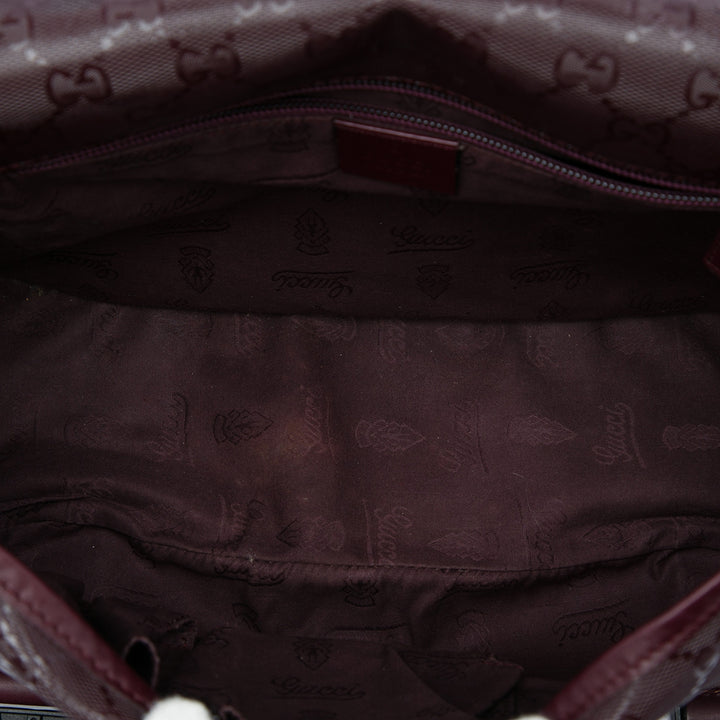 Gucci Sac bandoulière GG Imprime Rouge – vue 4 – GABY PARIS