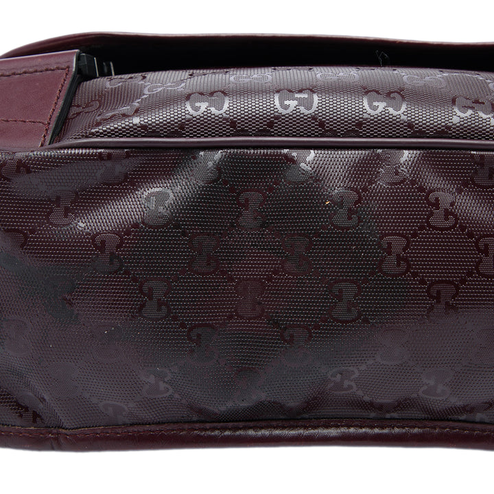 Gucci Sac bandoulière GG Imprime Rouge – vue 5 – GABY PARIS