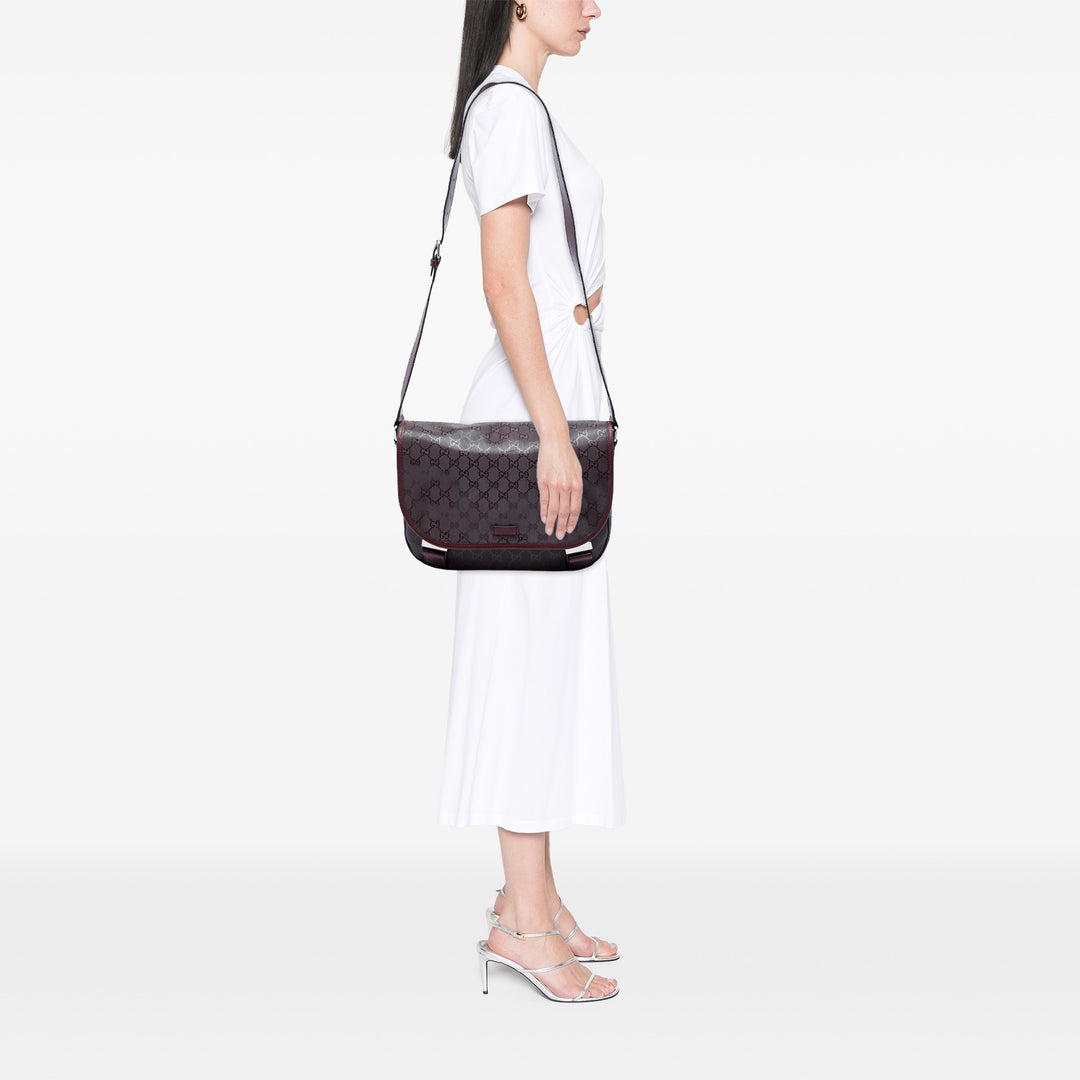 Gucci Sac bandoulière GG Imprime Rouge – vue 6 – GABY PARIS