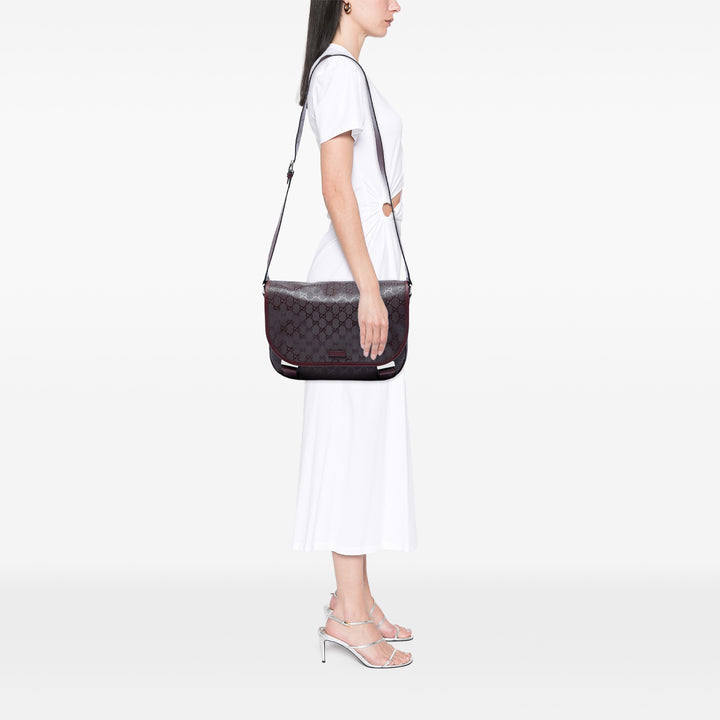 Gucci Sac bandoulière GG Imprime Rouge – vue 6 – GABY PARIS