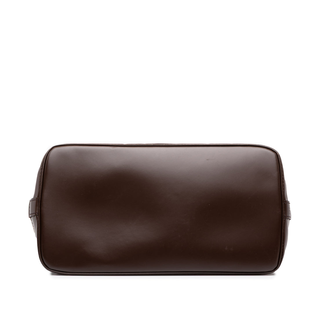 Louis Vuitton Alma PM Damier Ébène Marron – vue 3 – GABY PARIS