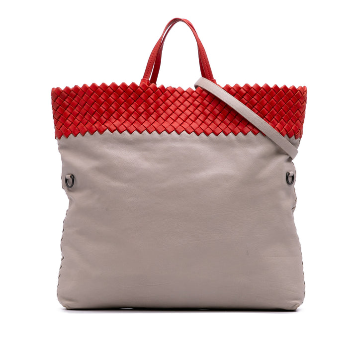 Bottega Veneta Intrecciato à finitions Bicolor Nappa Sac