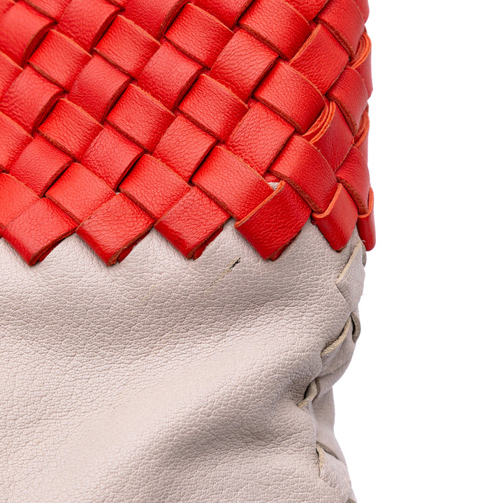 Bottega Veneta Intrecciato à finitions Bicolor Nappa Sac