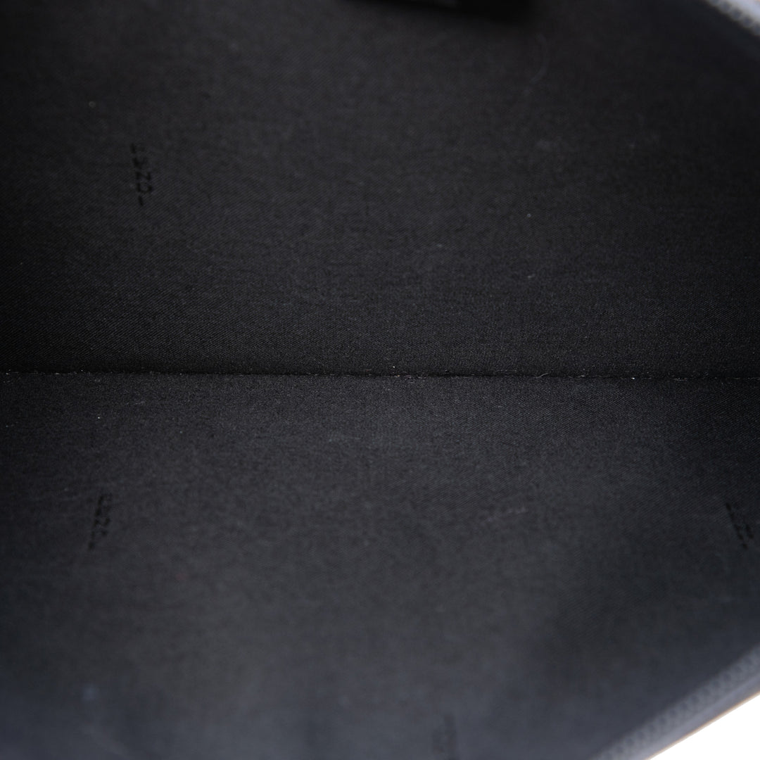 Fendi Zucca Coated Toile Roma Amor Zip Pochette
