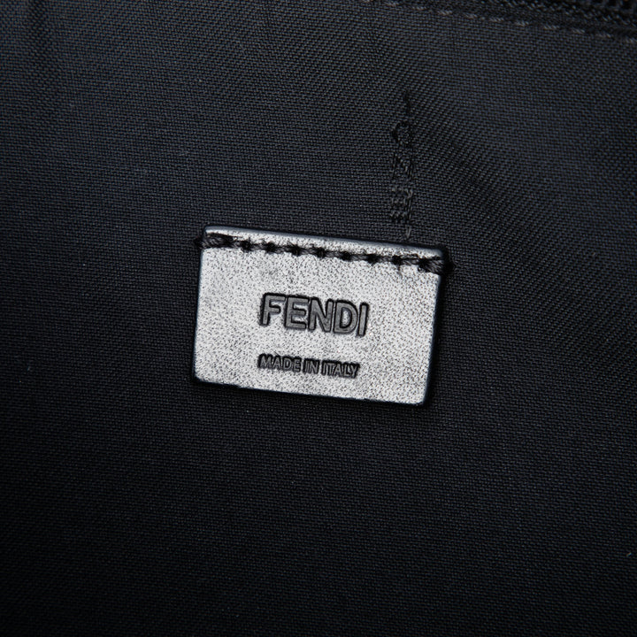 Fendi Zucca Coated Toile Roma Amor Zip Pochette