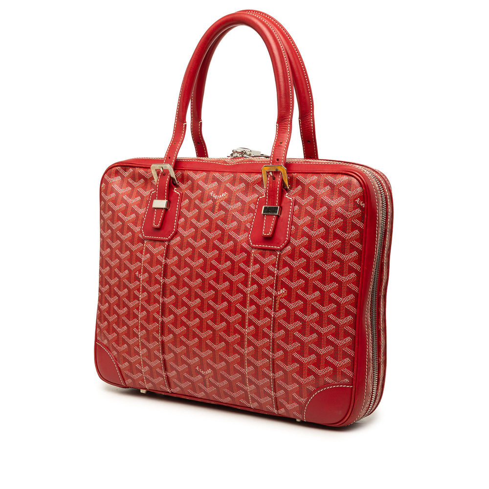 Goyard Porte-documents Ambassade Goyardine PM Rouge – vue 2 – GABY PARIS