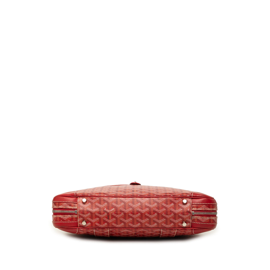 Goyard Porte-documents Ambassade Goyardine PM Rouge – vue 3 – GABY PARIS