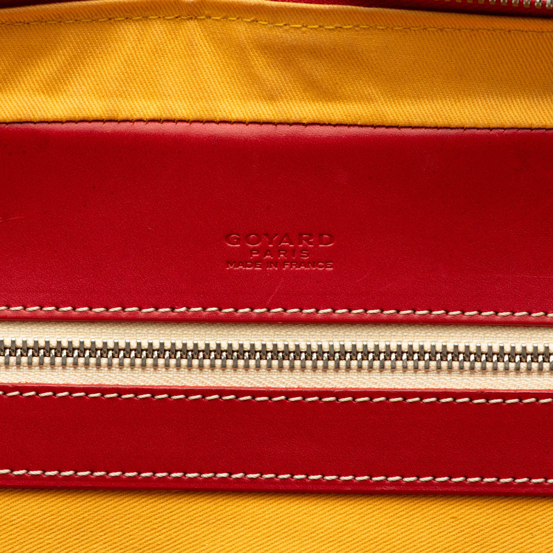 Goyard Porte-documents Ambassade Goyardine PM Rouge – vue 5 – GABY PARIS
