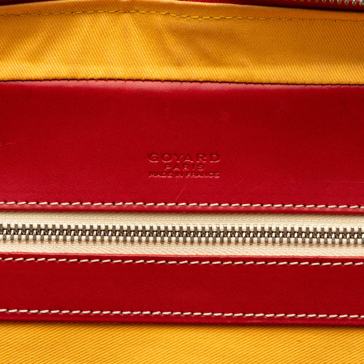 Goyard Porte-documents Ambassade Goyardine PM Rouge – vue 5 – GABY PARIS