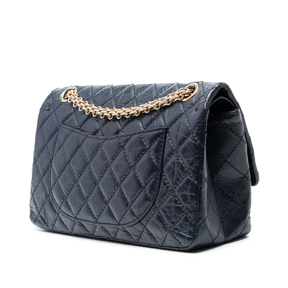 Chanel Reissue 2.55 Quilted Aged Cuir de veau Double rabat 225 Noir – GABY PARIS Authentique