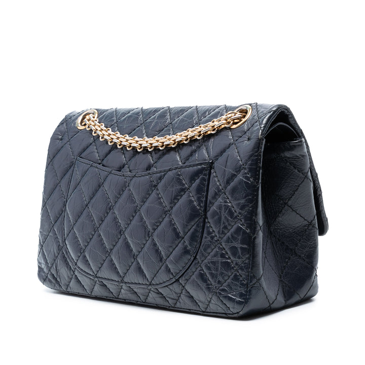 Chanel Reissue 2.55 Quilted Aged Cuir de veau Double rabat 225 Noir – GABY PARIS Authentique