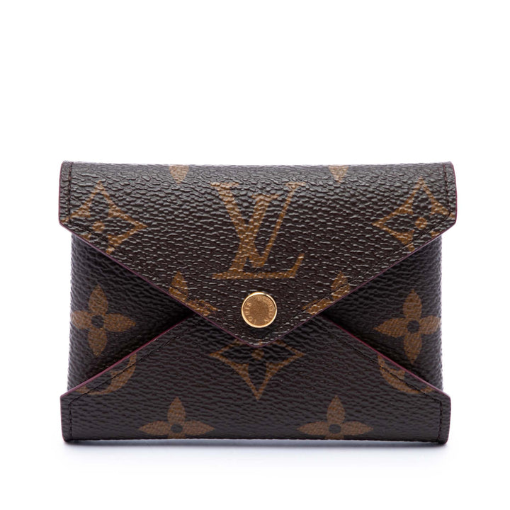 Pochette Kirigami Porte-cartes Monogram Marron