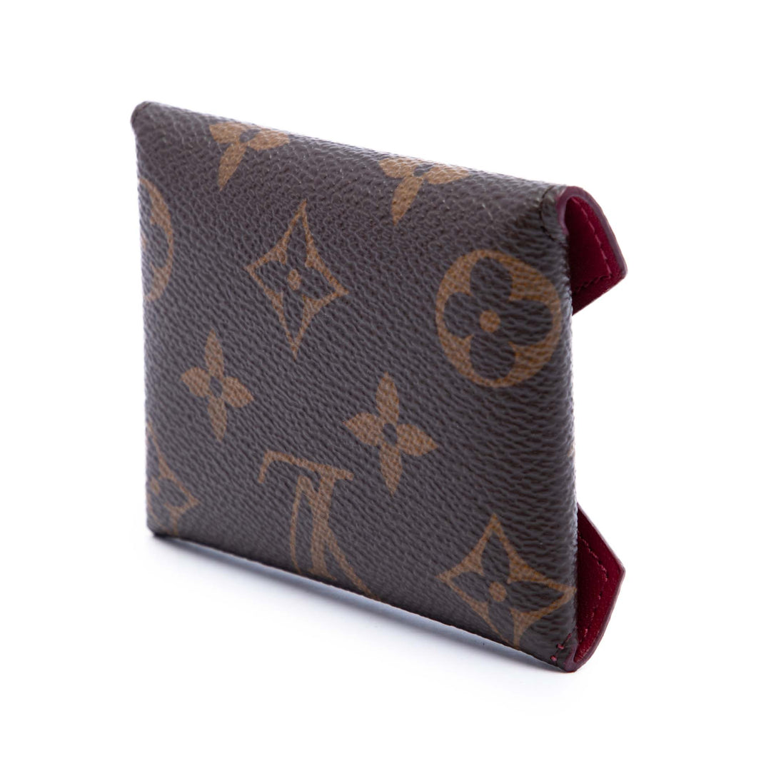 Pochette Kirigami Porte-cartes Monogram Marron