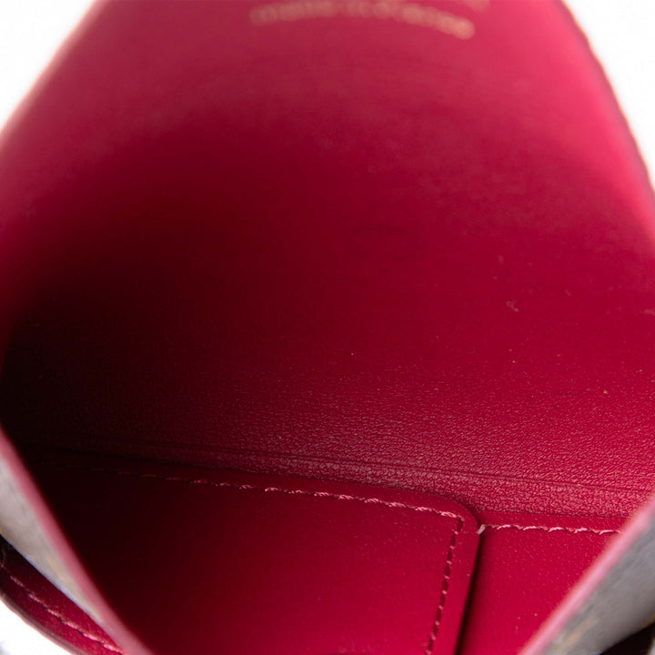 Pochette Kirigami Porte-cartes Monogram Marron