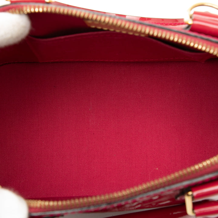 Alma BB Cuir verni Monogram Rouge
