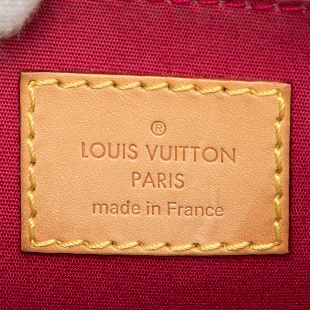 Alma BB Cuir verni Monogram Rouge