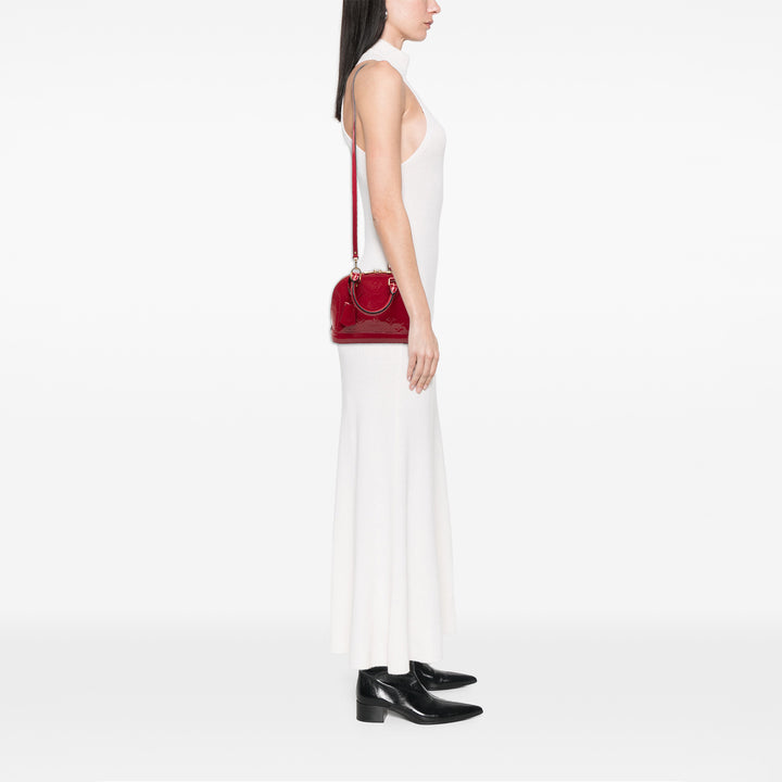 Alma BB Cuir verni Monogram Rouge