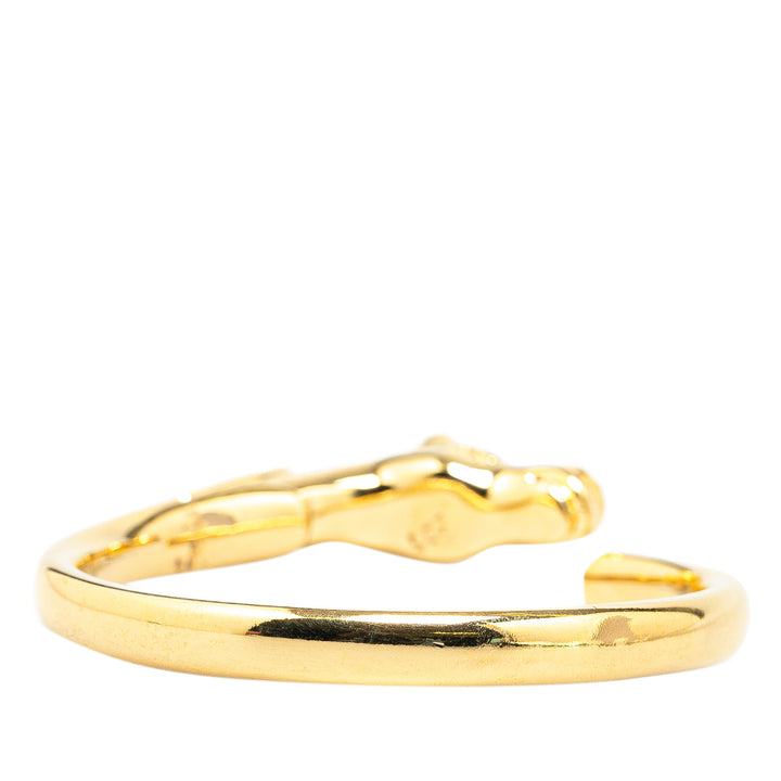 Gold Plated Tete de Cheval Horse Bangle Gold - Gaby Paris