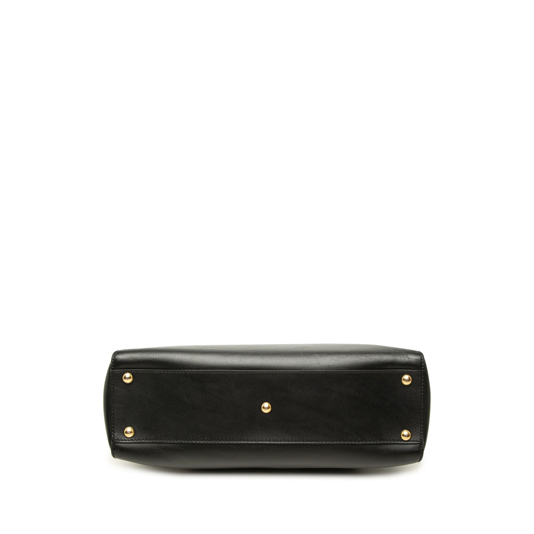 Fendi Sac à main brillant Peekaboo Iconic nappa Moyen Noir – vue 3 – GABY PARIS