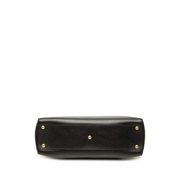 Fendi Sac à main brillant Peekaboo Iconic nappa Moyen Noir – vue 3 – GABY PARIS
