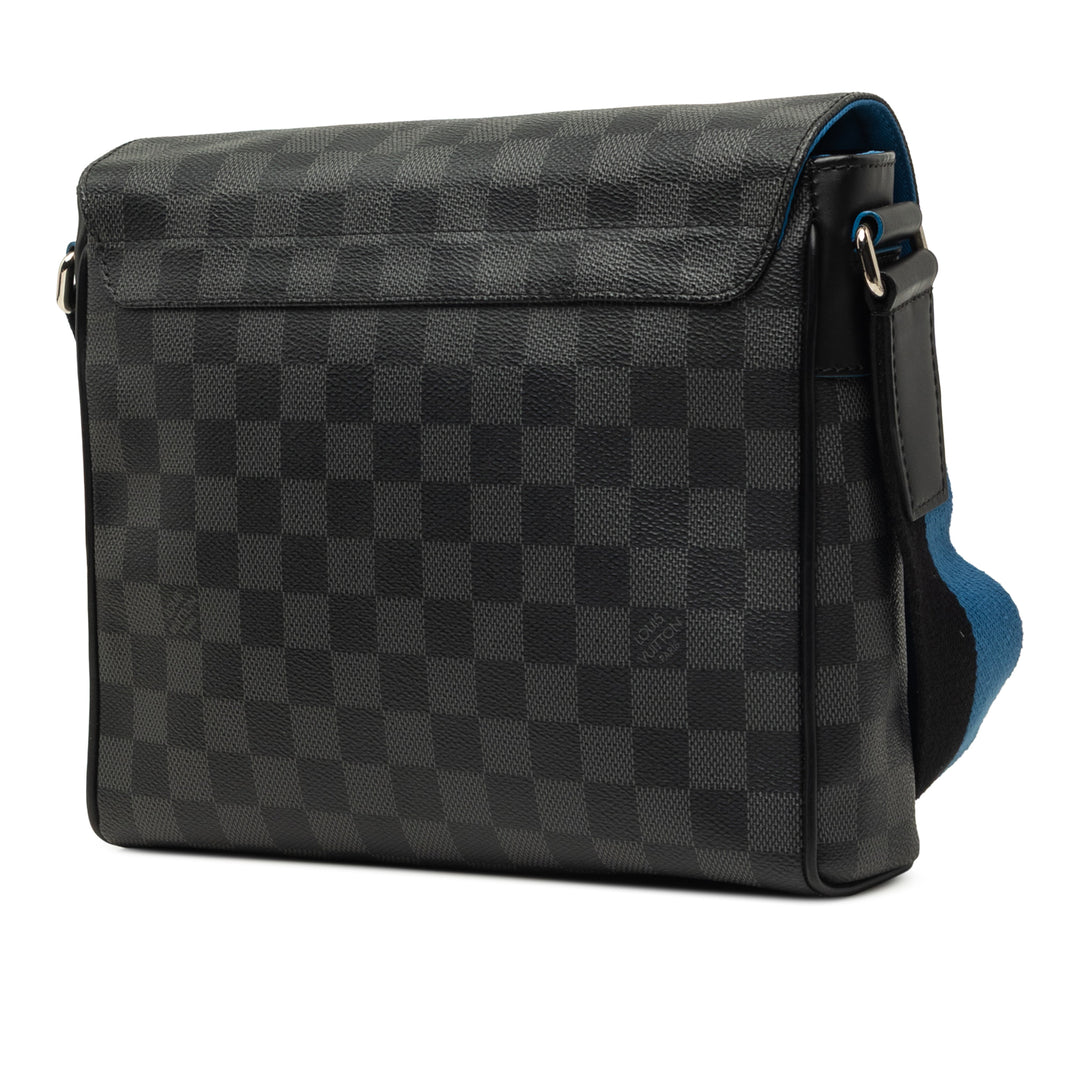 District NM PM Damier Graphite Noir