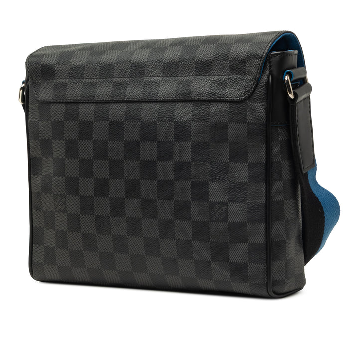 District NM PM Damier Graphite Noir