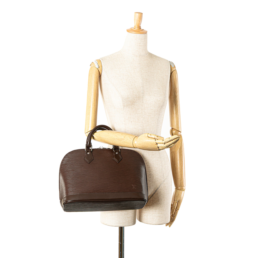 Louis Vuitton Epi Alma PM Marron