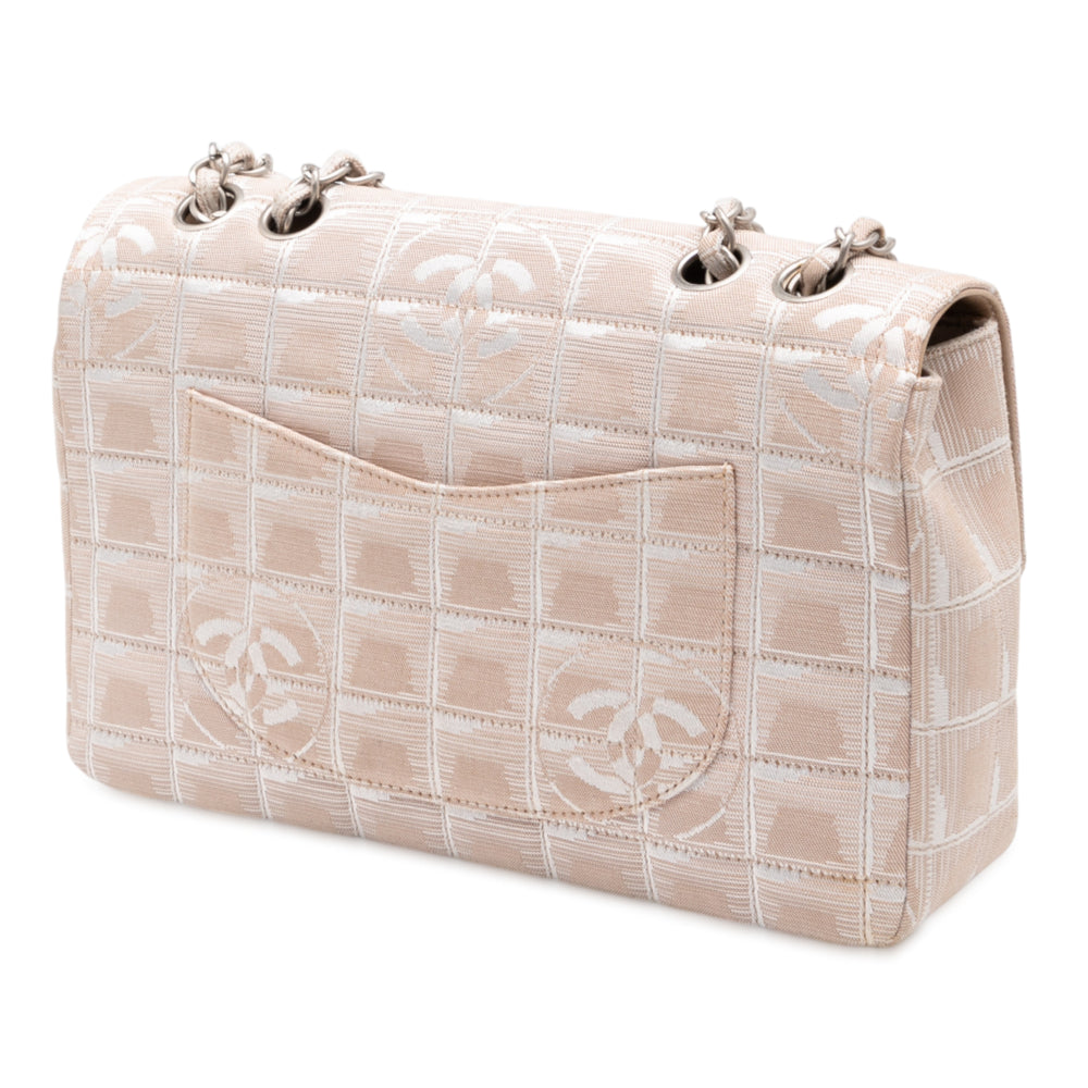 Chanel Medium New Travel Line Nylon Simple rabat Marron – GABY PARIS Authentique